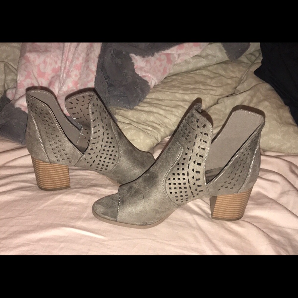 Peep Toed Booties!